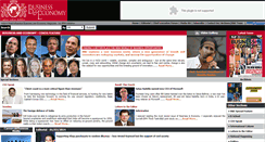 Desktop Screenshot of businessandeconomy.org